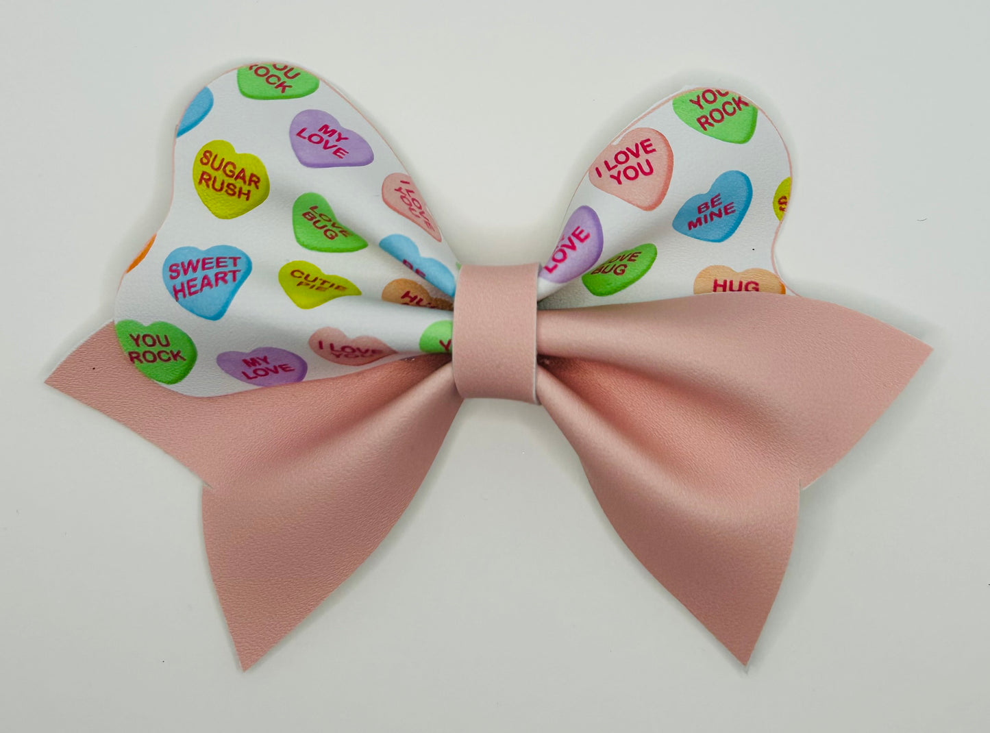 pink convo hearts split pinch