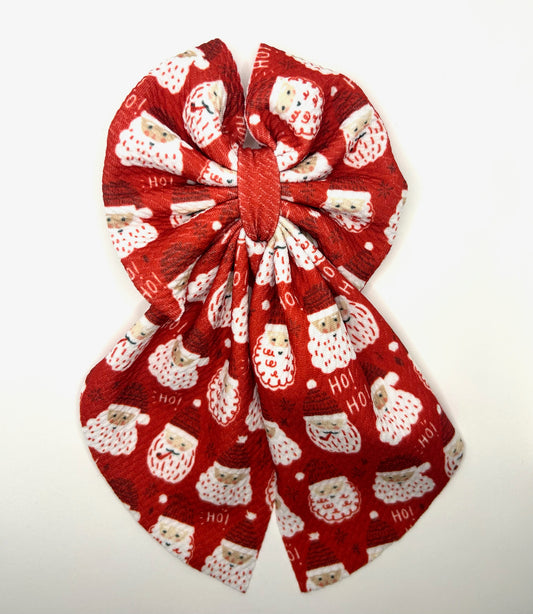 Cartoon Santa Sailor bow